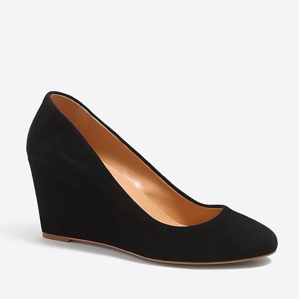 J Crew Size 6 Sylvia Suede Wedge Heel